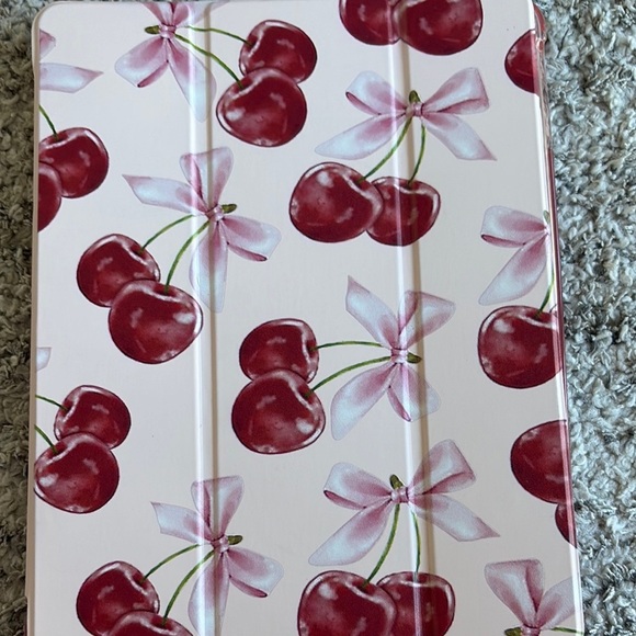 Cherry and Bow iPad Case red and pink NWOT - Picture 2 of 16